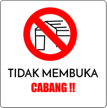 Tidak Membuka Cabang